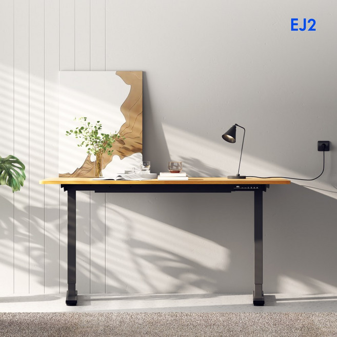 FlexiSpot 듀얼모터 모션데스크 EJ2 전동 높낮이조절책상 컴퓨터책상 A/S 5년 높이700-1190mm 내하중100KG, 블랙