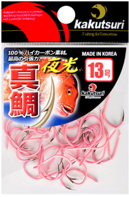 카쿠쯔리참돔벌크야광바늘 야광바늘 대용량바늘 축광바늘 장축광바늘 대물용바늘 선상바늘 야광바늘 밤낚시 갯바위바늘, 42개입, 1개