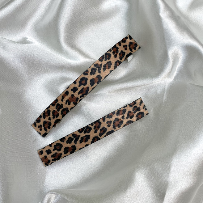 국산 국내제작 햇살맛집 호피 자동핀