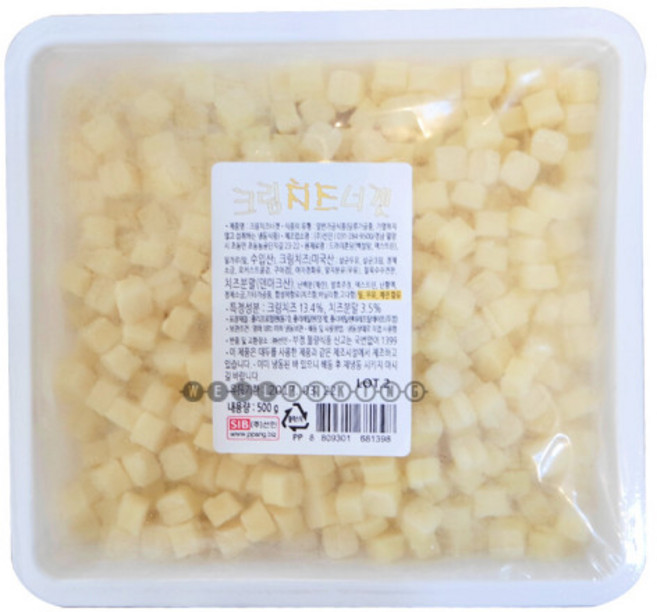 (아이스박스 무료) 냉동 선인 크림치즈너겟 500g (빙수토핑), 1개