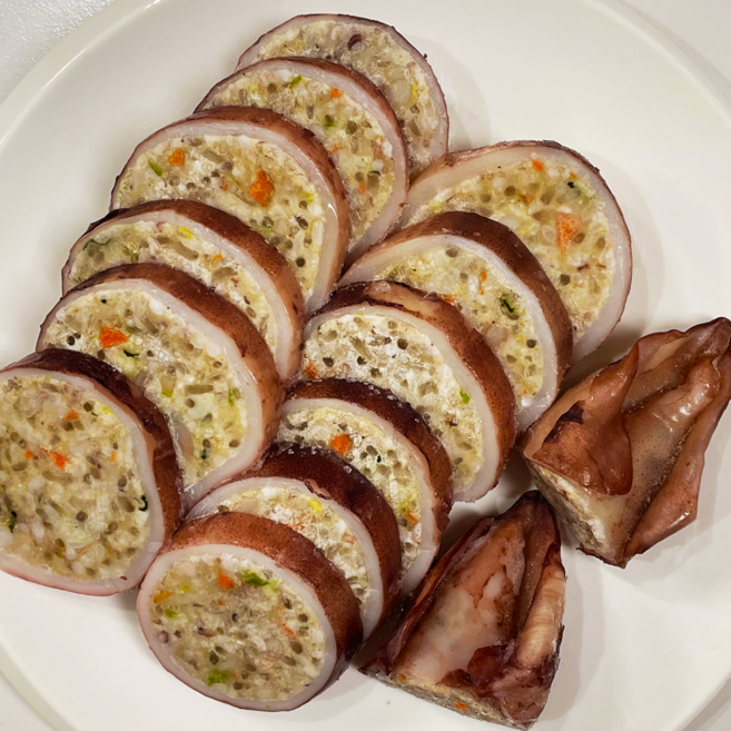 속초 오징어순대 슬라이스 참좋은식품 500g, 1개