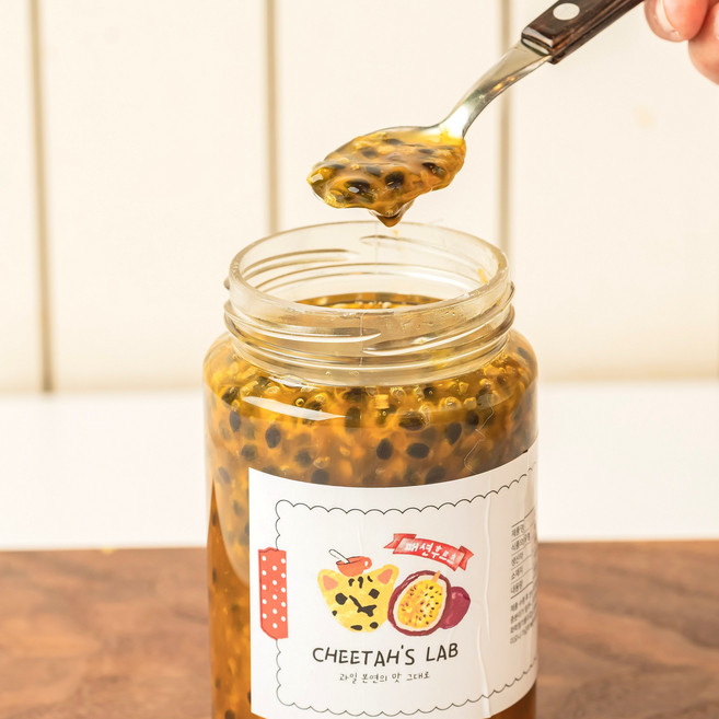 [원더풀치타] 수제 과일청 선물 답례품 명절 패션후르츠청 600g, 1개, 1개입