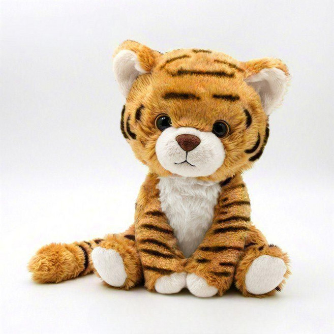 아기 호랑이인형 귀여운 애착 동물 인형 선, 32cm, 1개