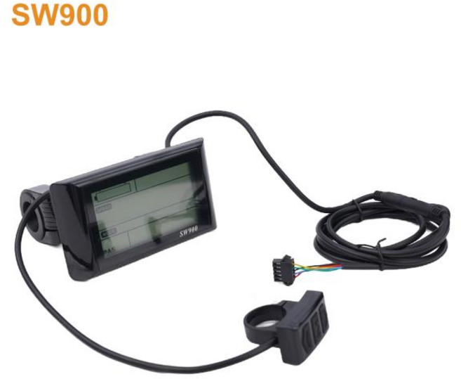 호환 SW900 LCD Display Meter Control Panel 24/36/48V 72V Electric Bicycle Scooter Speed Time Power, 01 China Mainland