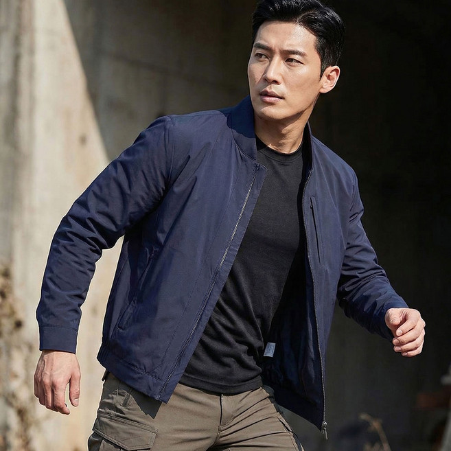 프릭스 간절기 남성 아이언 스판 자켓 등산복 항공 잠바 근무복 MA-1