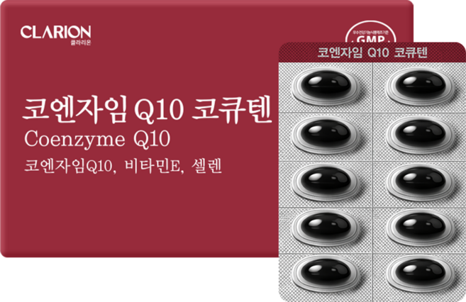 클라리온 코엔자임 Q10 코큐텐 30캡슐, 1개, 30회분