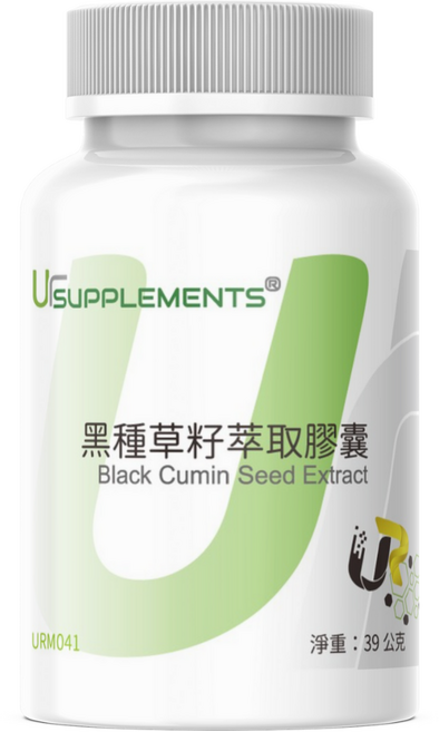 USUPPLEMENTS 黑種草籽萃取膠囊, 1個, 60顆