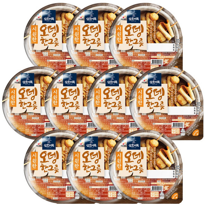 cj제일제당 삼호 시원한오뎅한그릇360gx10개, 360g, 10개