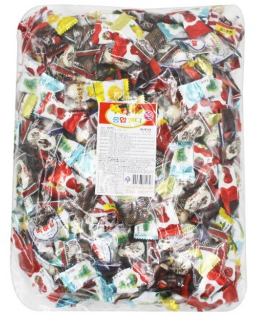 종합캔디 1.7kg 대용량 캔디 벌크용 늘푸른 더식품, 2kg, 1개