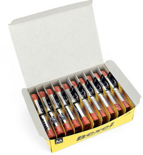 추카상점 벡셀AA건전지2알 20개입 AA2입포장