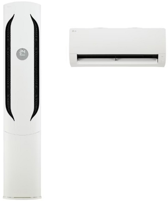 LG전자 휘센 위너 18+6평 투인원 가정용 FQ18HDWHR2 스탠드 인버터 에어컨 기본설치 별도, 일반배관형