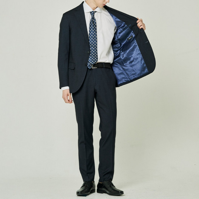 바톨리니 남성용 사계절 캐주얼 스마트사이징 정장 수트 세트 (4컬러 M~5XL)