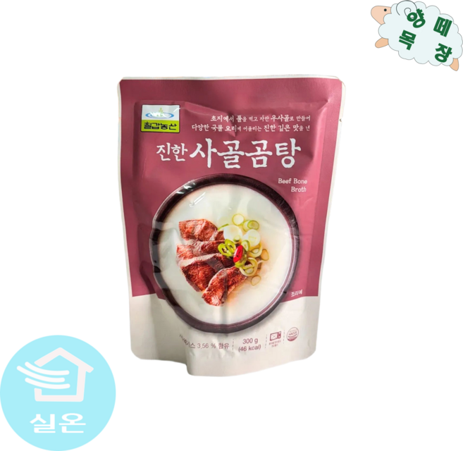 칠갑농산 진한 사골곰탕, 10개, 300g