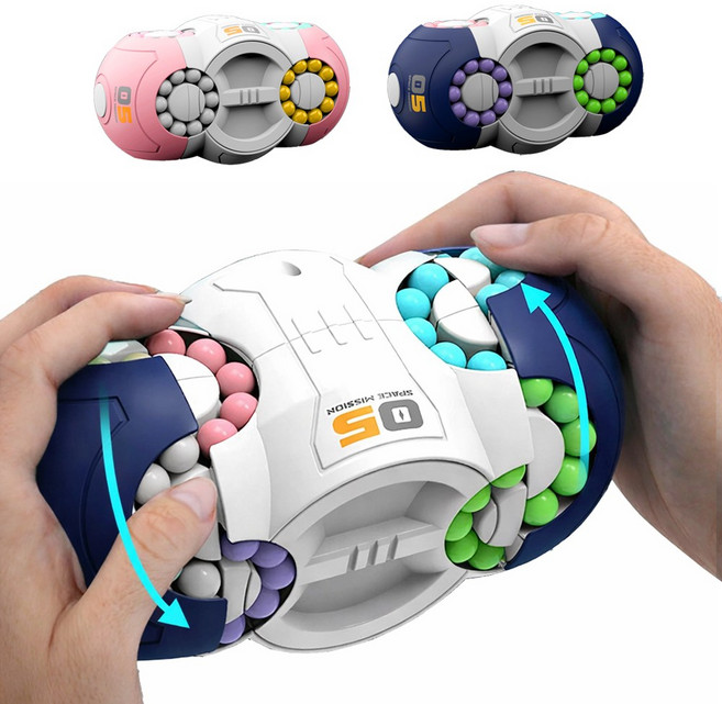 키즈브릭스 스페이스 피젯 토이, 1개, 블루