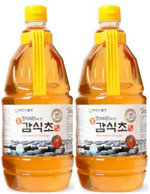 자연과발효 3년숙성 자연발효 항아리숙성 감식초, 1.8L, 2개
