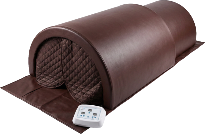 라디온 전신 온열돔 원적외선 2단 찜질기 HM-H03, 2.브라운, HM-W-1 (일반돔+일반매트)