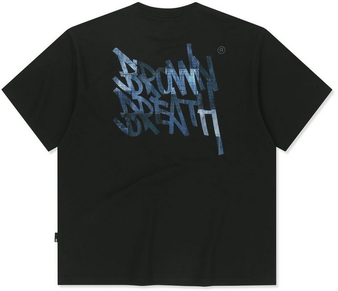 브라운브레스 PATCHWORK TAG V.2 TEE - 블랙