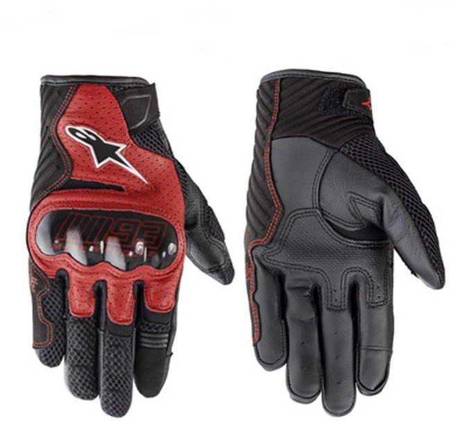 알파인스타 터치장갑 바이커 글러브 메쉬 라이더 장갑, L_신상 레드
