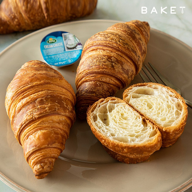 [유니온트리] 발효냉동 크로와상 생지 80g, 10개