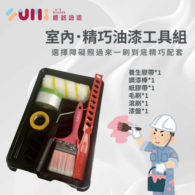 順銘工具組 居家維修必備 多功能組合 輕巧便攜 高品質耐用, 1個