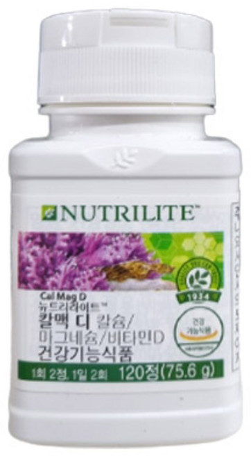암웨이 칼맥D 마그네슘 비타민D 칼슘 뼈건강, 120정, 1개