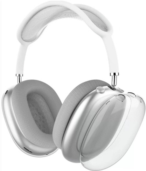 로랜텍 이어캡 보호 실리콘 에어팟 맥스 케이스, 투명