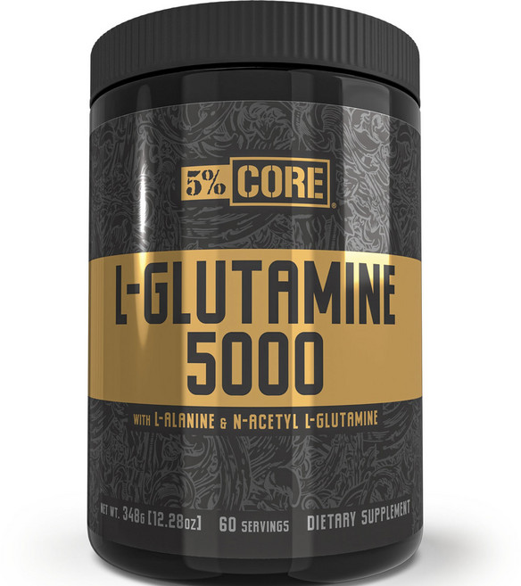 Rich Piana 5% 營養 L-谷氨酰胺 5000, 348g