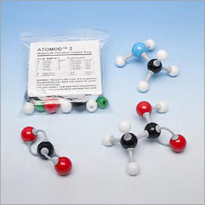 Molymod 기초 유기화학 분자모형 싱글팩 낱개 MMP-AT2-6/1