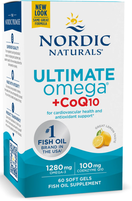 노르딕 내추럴스 얼티메이트 오메가 플러스 코큐텐 60정 Nordic Naturals Ultimate Omega + CoQ10 60 ct, 단품, 옵션선택