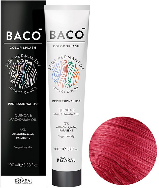 카랄 바코 스플래시 컬러 트리트먼트 헤어염색, 비비드 핑크, 1개