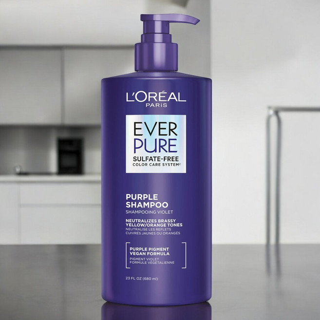 L'Oréal Paris 로레알 파리 에버퓨어 퍼플 보색 샴푸 680ml