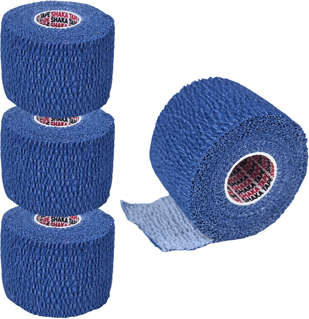 [2+1 구성] 샤카 훅그립 크로스핏 테이프 역도 테이프 5cm x 6.9M, [2+1] 코발트 블루 / 5cmx6.9m, 1개