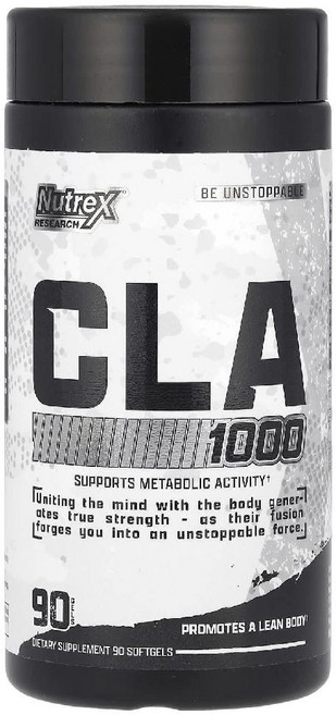 뉴트렉스리서치 공액리놀레산 CLA 1000 1000mg 소프트젤 90정, 1개
