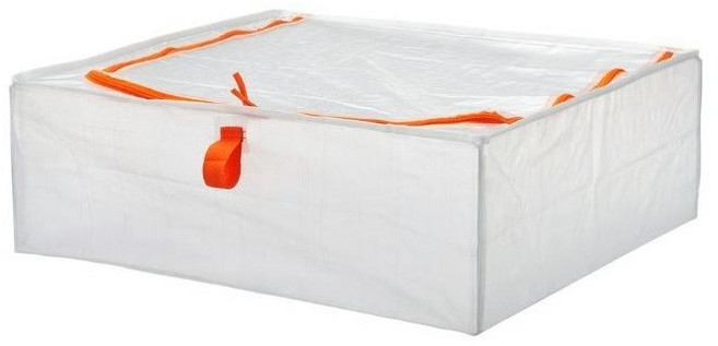 이케아 이불 정리함 파우치 리빙박스 옷 보관 커버 페르클라 수납박스, 1개