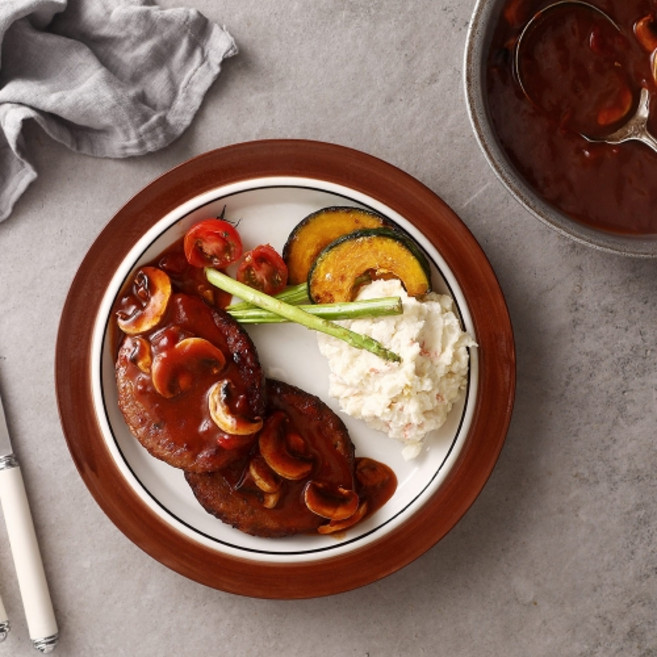 데미그라스 소스 2kg 대용량 프리미엄 미트볼 함박 스테이크 하이라이스, 1개