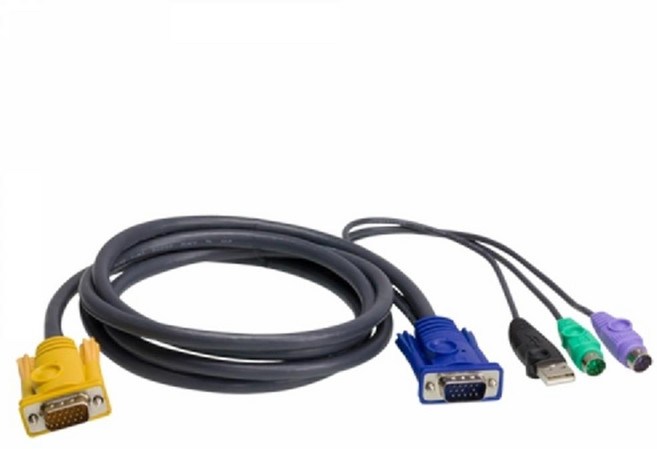 ATEN 2L-5303UP 에이텐 KVM 콤보 케이블 3M, 1개