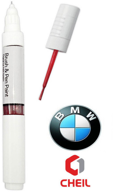 BMW A96 미네랄화이트 붓펜 페인트 1차+2차펄set, 1개, A96_미네랄화이트 1차+2차펄 붓펜타입