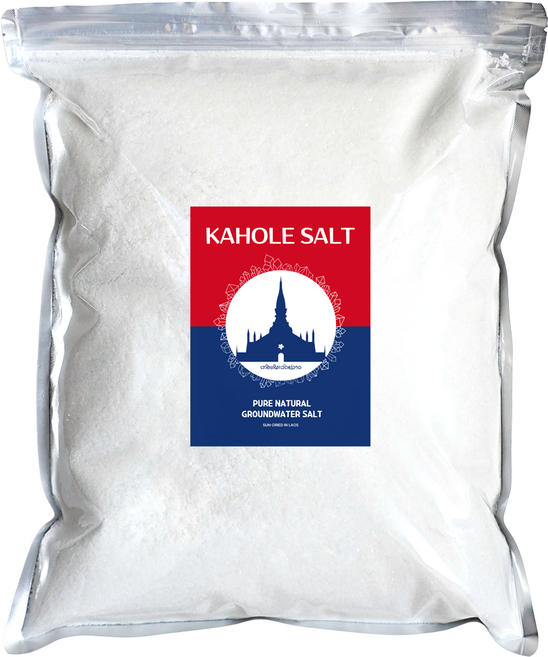카홀 KAHOLE 라오스 지하 암반수 추출 청정 천연 소금 중간입자, 1개, 5kg