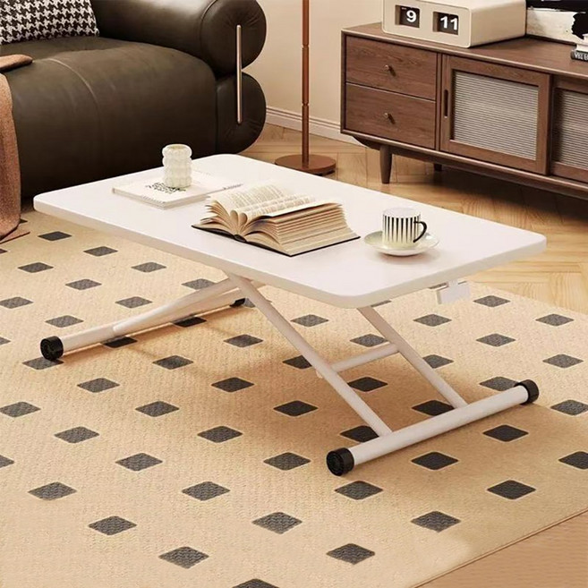 접이식 높이조절 테이블 거실 소파용 다용도 리프트업 테이블, D01