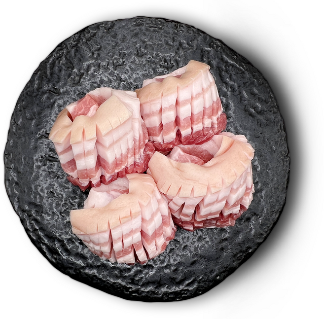 손질 잘 된 한돈 벌집 삼겹살 300g, 1개