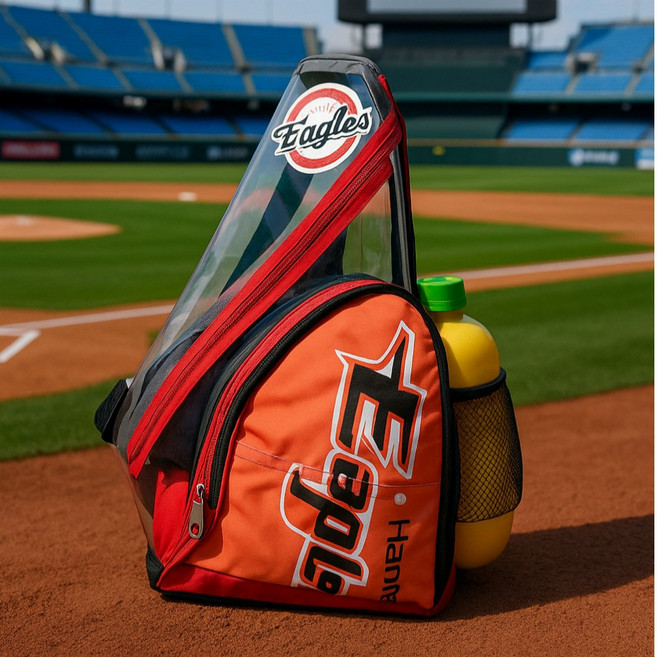 자베르 투명방수 야구 직관 워터밤 워터파크 물놀이 덕질 가방, 1개, 레드