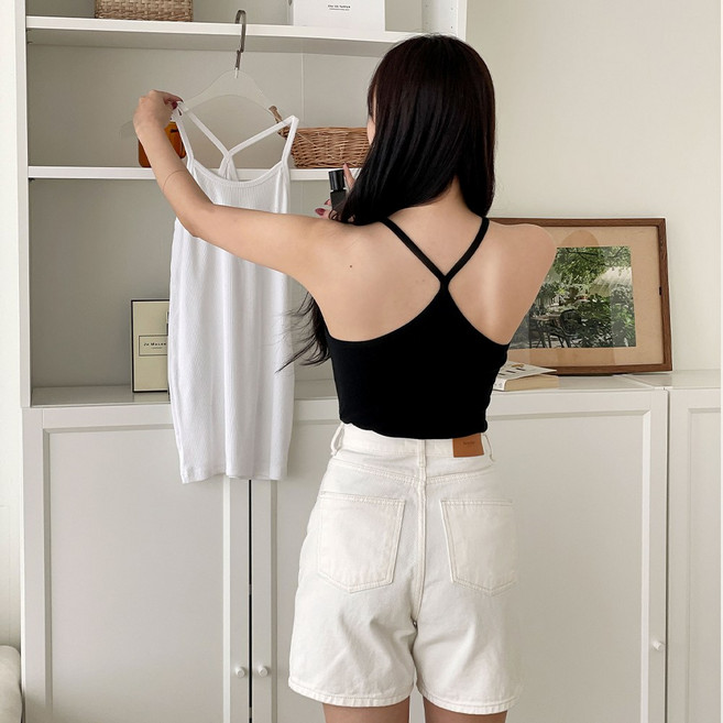 [2+2] 사계절 여성 국산 면100% 롱 토끼나시