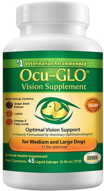 오큐글로 중대형견 강아지 오메가3 루테인 45정, 강아지/고양이 성장, 1개