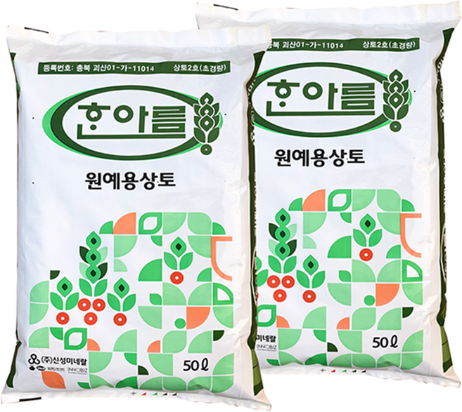 [모종심는아빠] 원예범용 상토의 대표 한아름 상토 50L, 1개