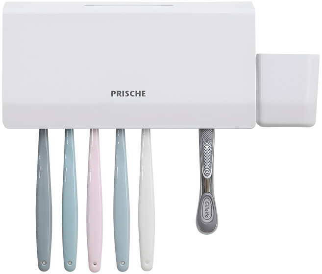 프리쉐 PI 히터 살균 하프 칫솔살균기, PA-TS900, 화이트