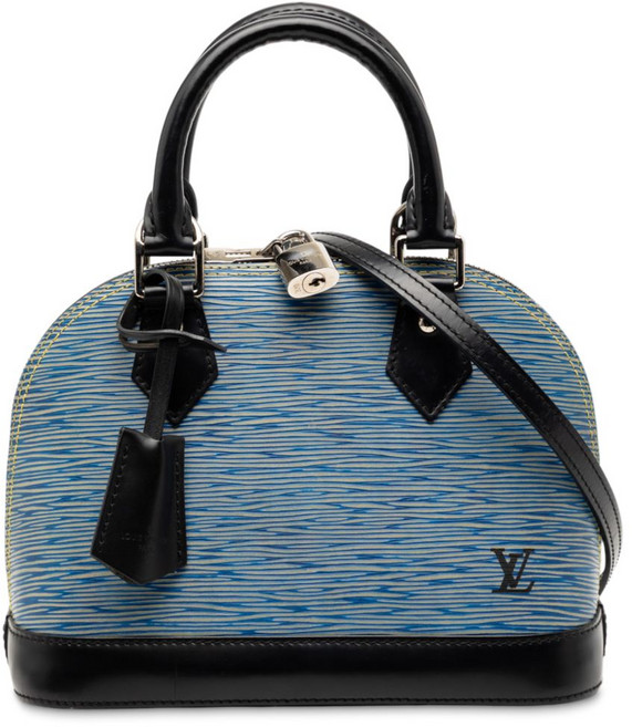 루이 비통 중고 2016 에피 데님 알마 BB 사첼 백