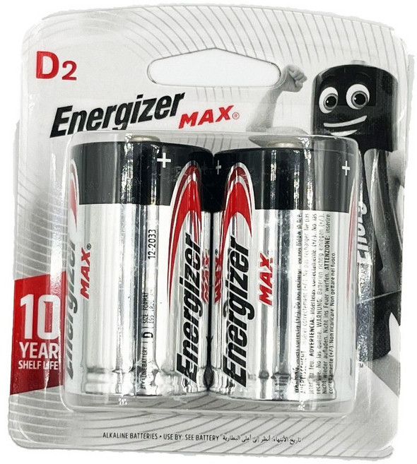Energizer 勁量 鹼性電池 1號電池, 1個