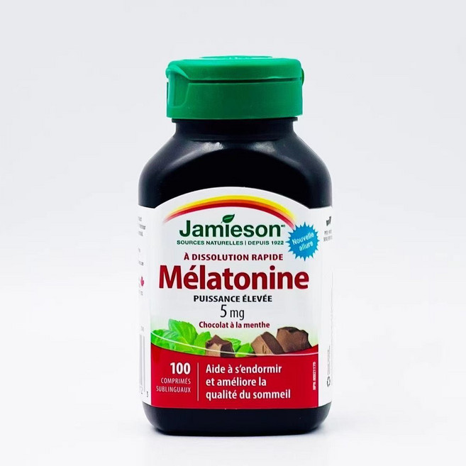 자미에슨 식물성 멜라토닌 발레리안 5mg, 1병, 100정