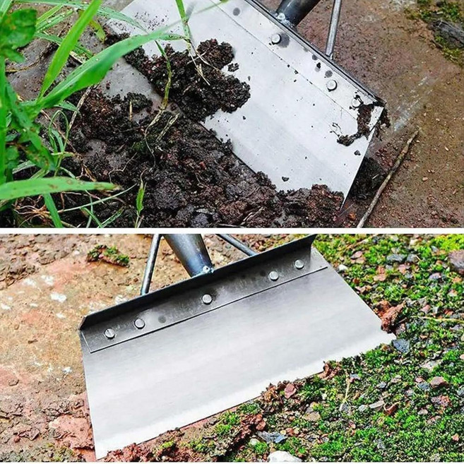 내구성이 뛰어난 정원 삽 잡초 제거 심기 파기 잔디 테두리용 헤비 듀티 스크레이퍼 멀티 펀, 5. 25cm, 1개