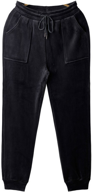 애니진 여성 기모 포켓 시보리 골덴 털 밴딩 스판바지 1014S